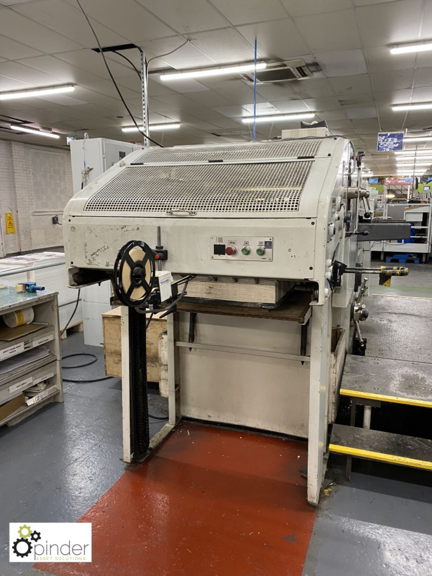 Bobst SP900E-180T Auto Die Cutter, year 1975, serial number 515205, rebuilt July 2003, maximum 900mm - Image 2 of 22