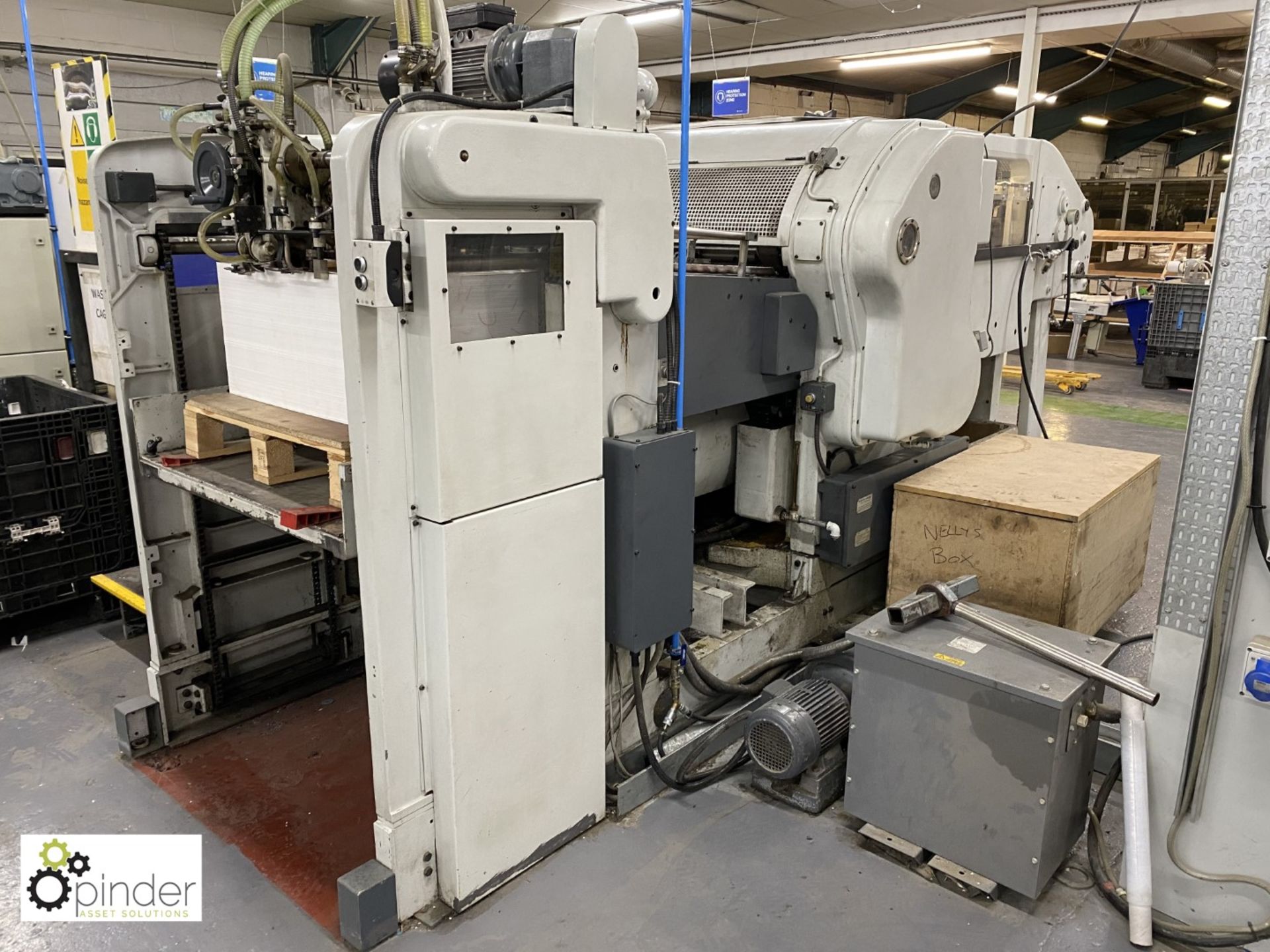 Bobst SP900E-180T Auto Die Cutter, year 1975, serial number 515205, rebuilt July 2003, maximum 900mm - Image 14 of 22