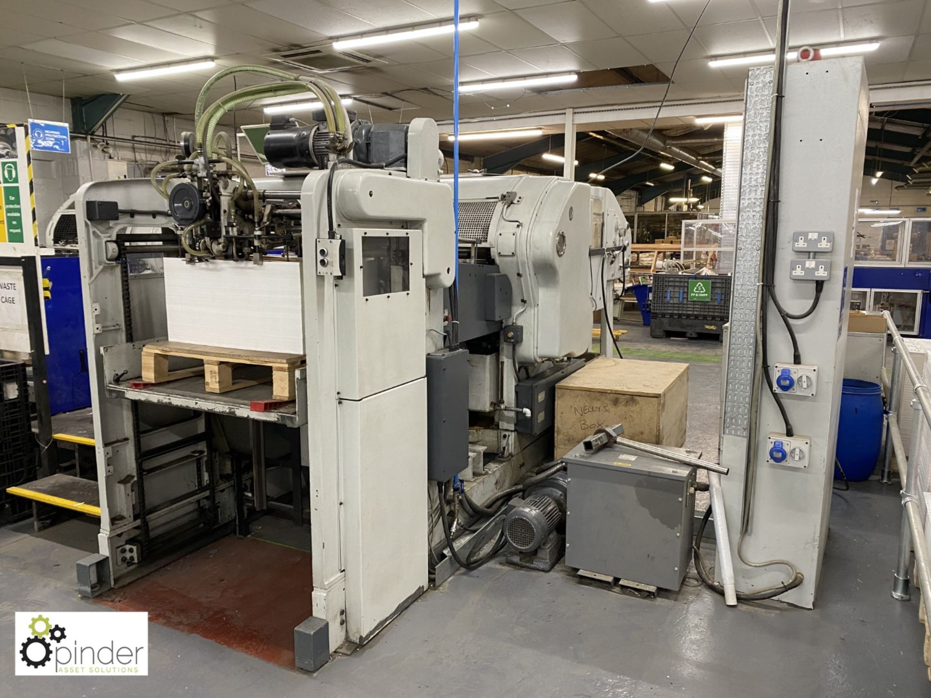 Bobst SP900E-180T Auto Die Cutter, year 1975, serial number 515205, rebuilt July 2003, maximum 900mm - Image 13 of 22