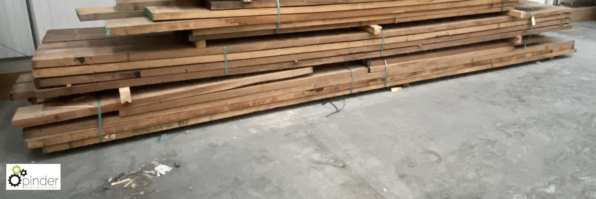 16 lengths Keruing Hardwood, 230mm wide x 50mm deep x 5750mm long; 8 lengths Keruing Hardwood, 230mm