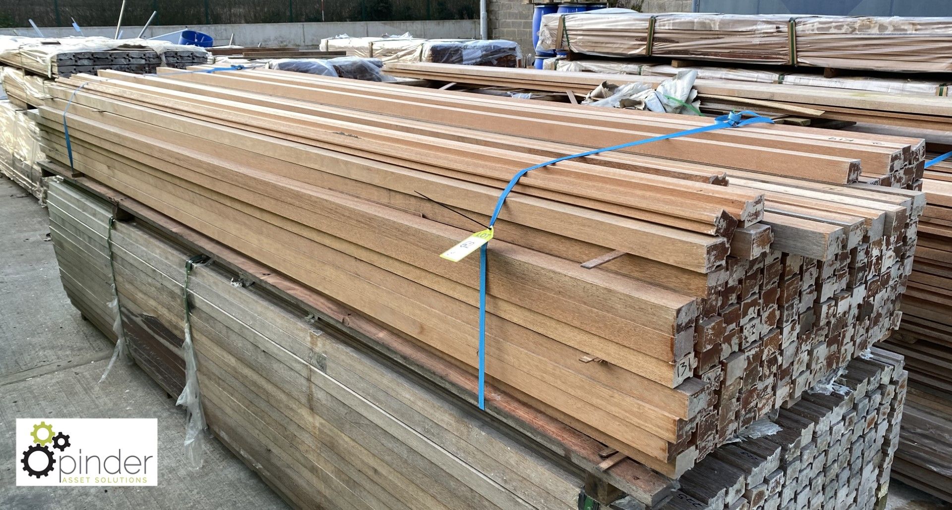 131 lengths Keruing Hardwood Profile for external door surrounds, 70mm wide x 46mm deep x 4200mm