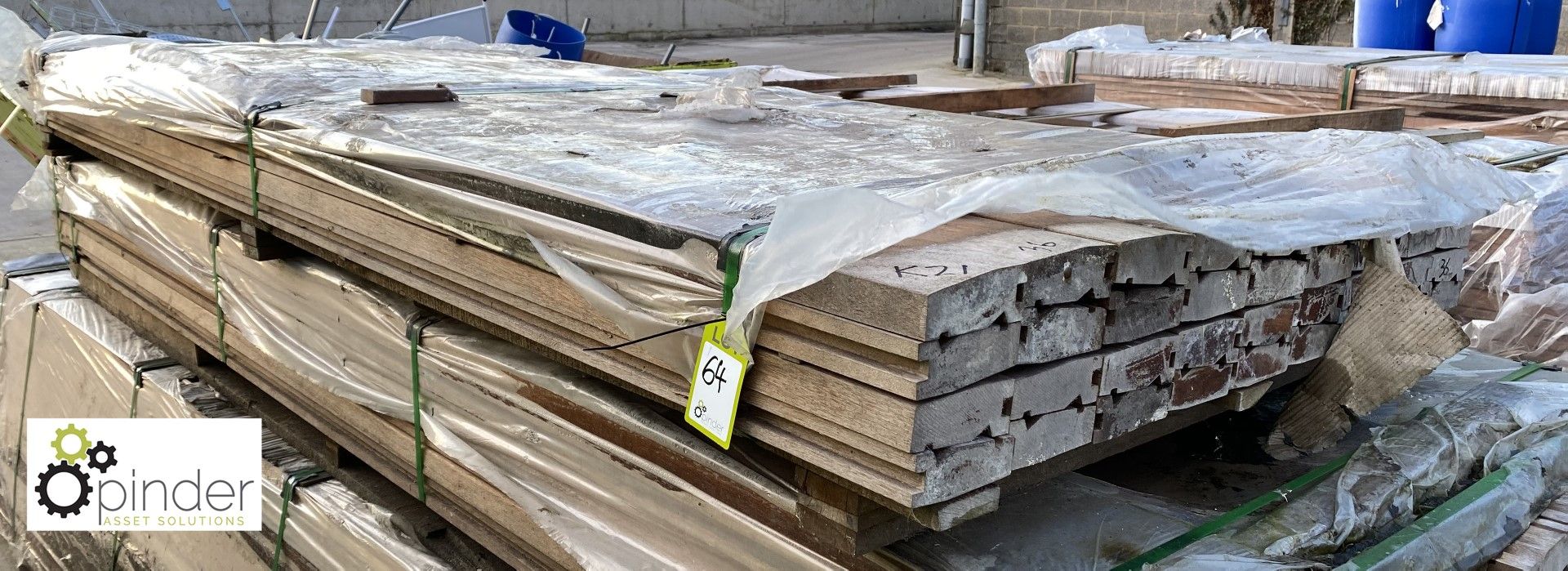 36 lengths Keruing Hardwood Profile for external door surrounds, 120mm wide x 3070mm long