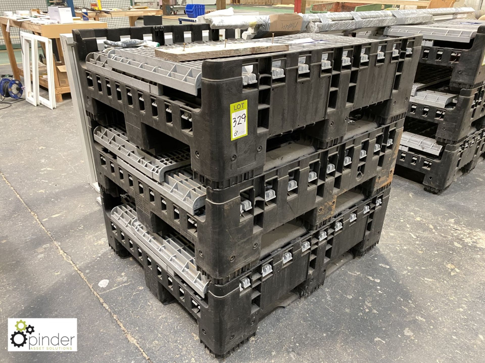 3 Arca Systems Collapsible Pallet Boxes