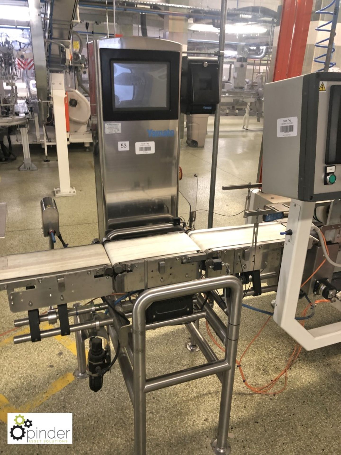 Yamato CSG 06LW-OOP Checkweigher, 6g to 600g in 0.1g, weigh bed 330mm x 160mm wide, year 2006,