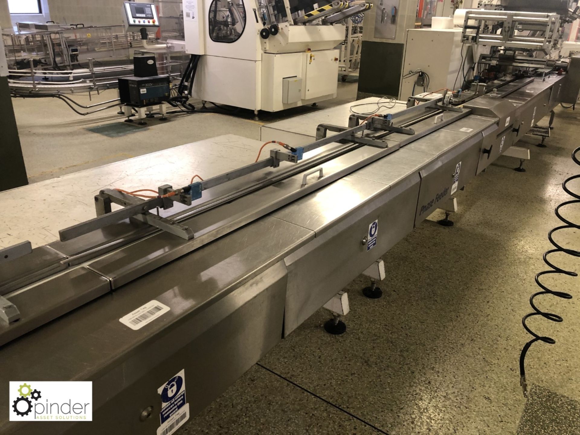 GEI Autowrappers Flowtronic 120 Flow Wrapper, year 2003, with crimping head 160mm width, AB - Image 10 of 10