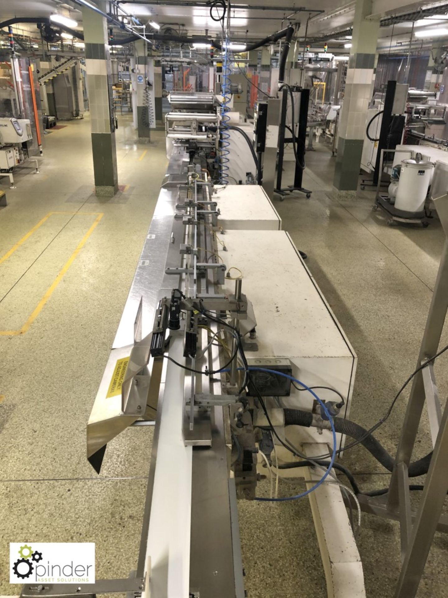 GEI Autowrappers Flowtronic 120 Flow Wrapper, year 2003, with crimping head 160mm width, AB - Image 16 of 16