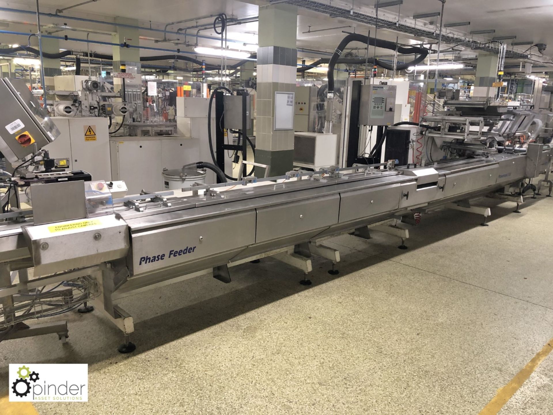 GEI Autowrappers Flowtronic 120 Flow Wrapper, year 2003, with crimping head 110mm width, AB - Image 2 of 24