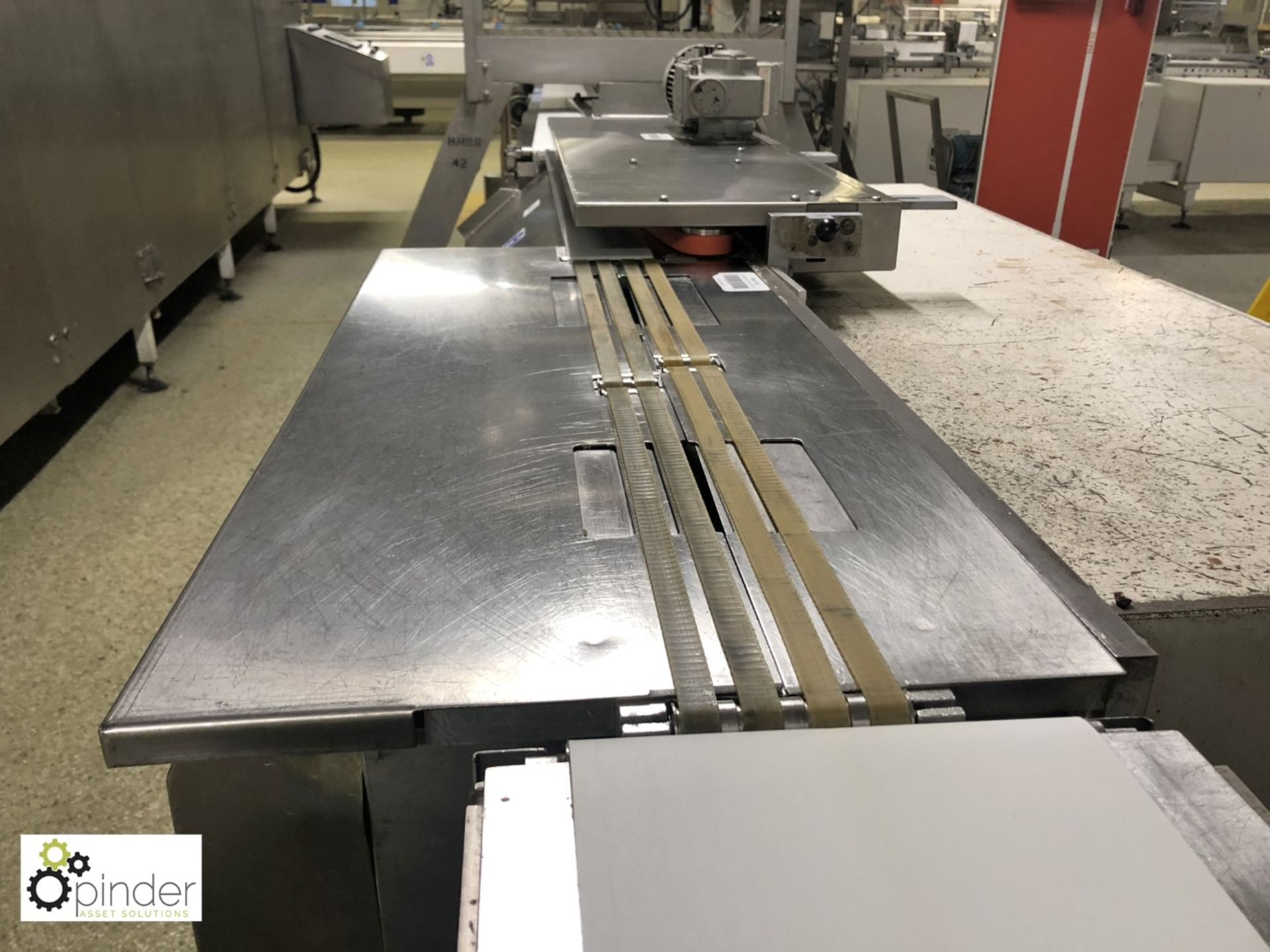 Stainless steel Cereal Bar Turning Belt Conveyor and 90° Conveyor Unit (please note there is a - Image 3 of 5