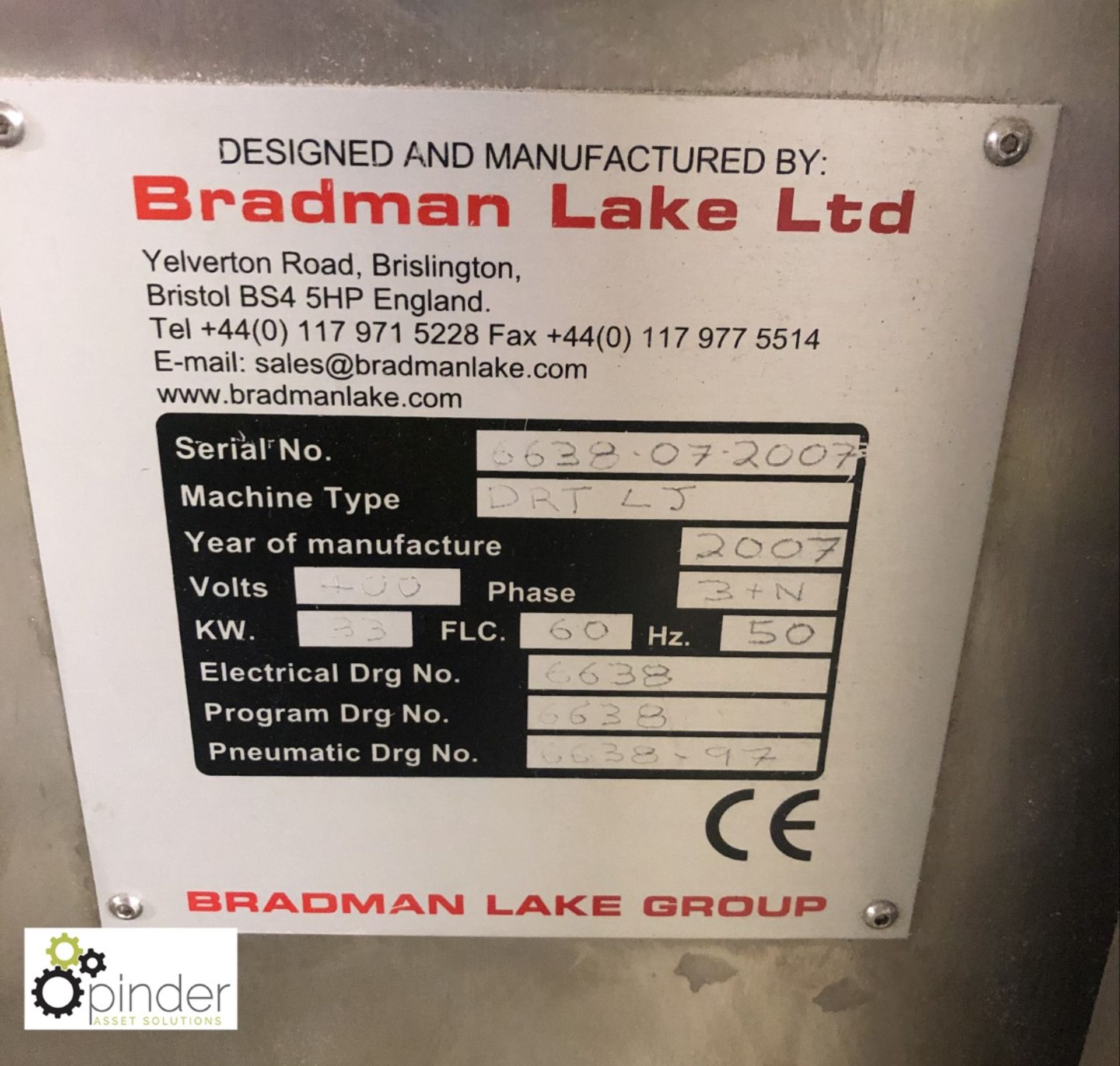 Bradman Lake DRT LJ robotic Bar Loading System, with ABB FlexPicker Delta 4 picking robot, year - Image 3 of 12