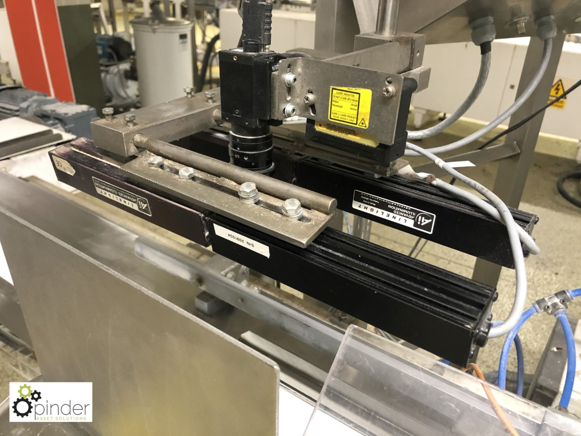 GEI Autowrappers Flowtronic 120 Flow Wrapper, year 2003, with crimping head 110mm width, AB - Image 14 of 24