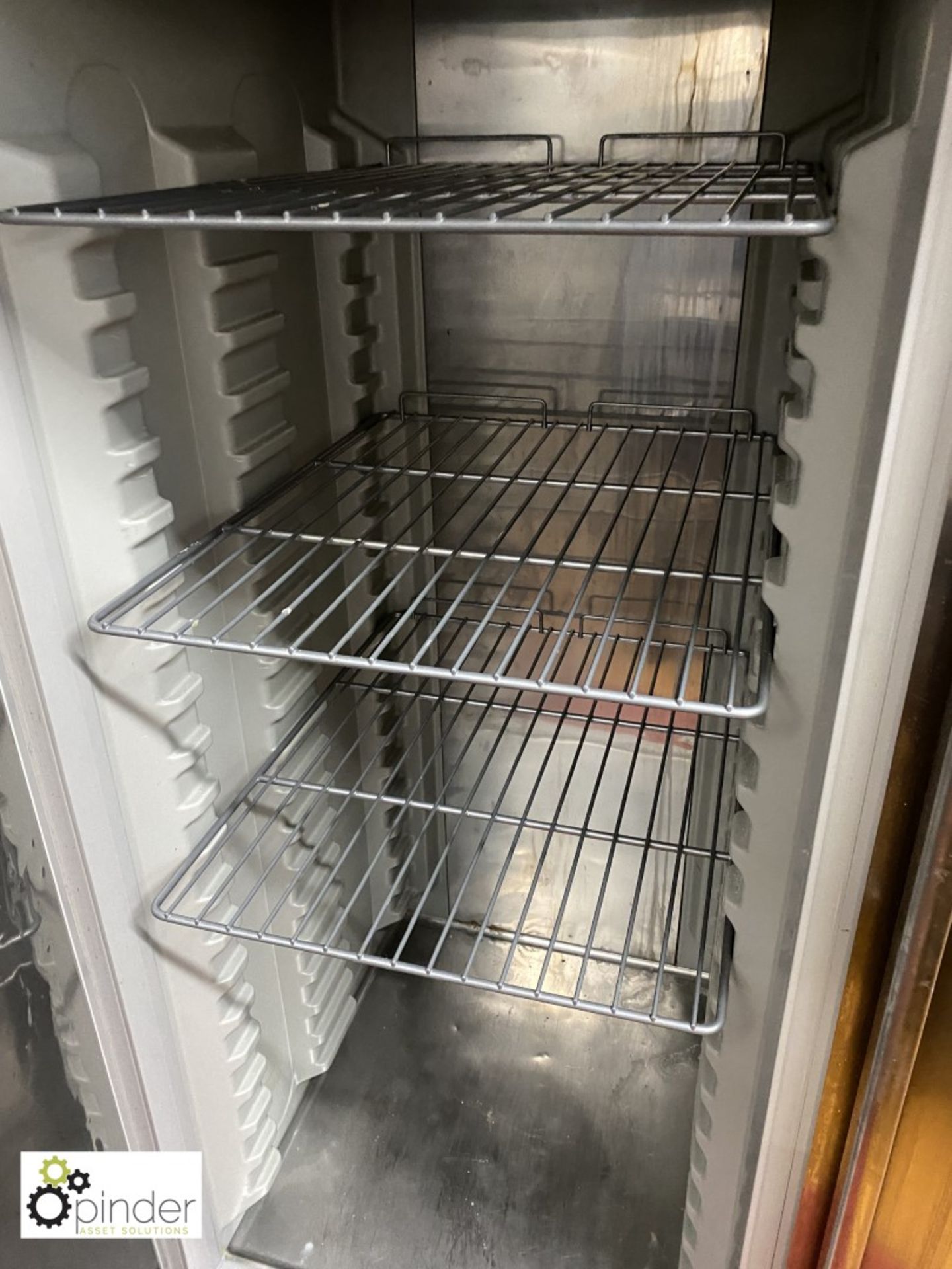 Caravell mobile stainless steel double door multi-shelf Fridge, 240 volts (located in Main Kitchen) - Image 3 of 4