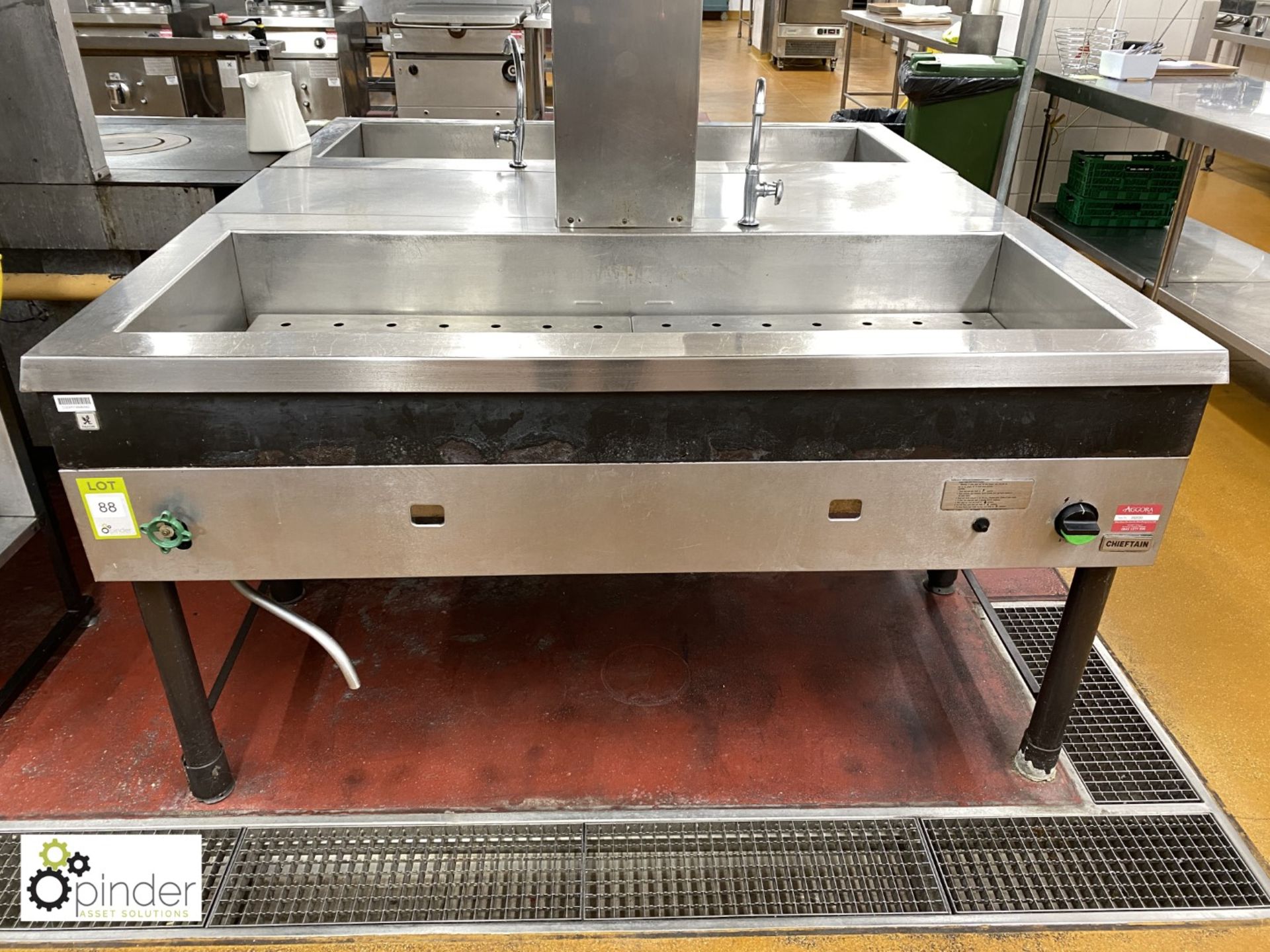 Falcon Chieftain gas fired Bain Marie (located in Main Kitchen)