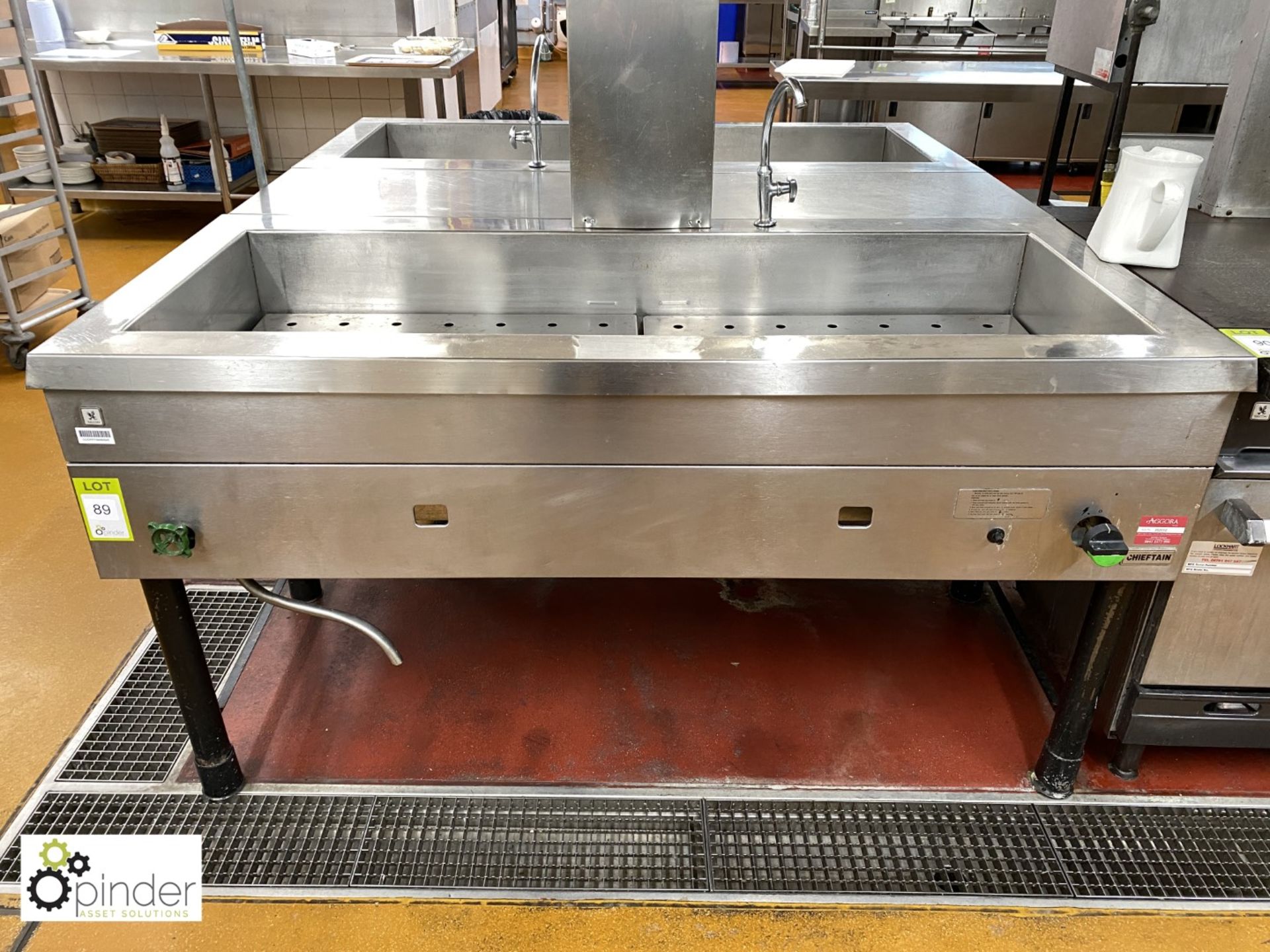 Falcon Chieftain gas fired Bain Marie (located in Main Kitchen)