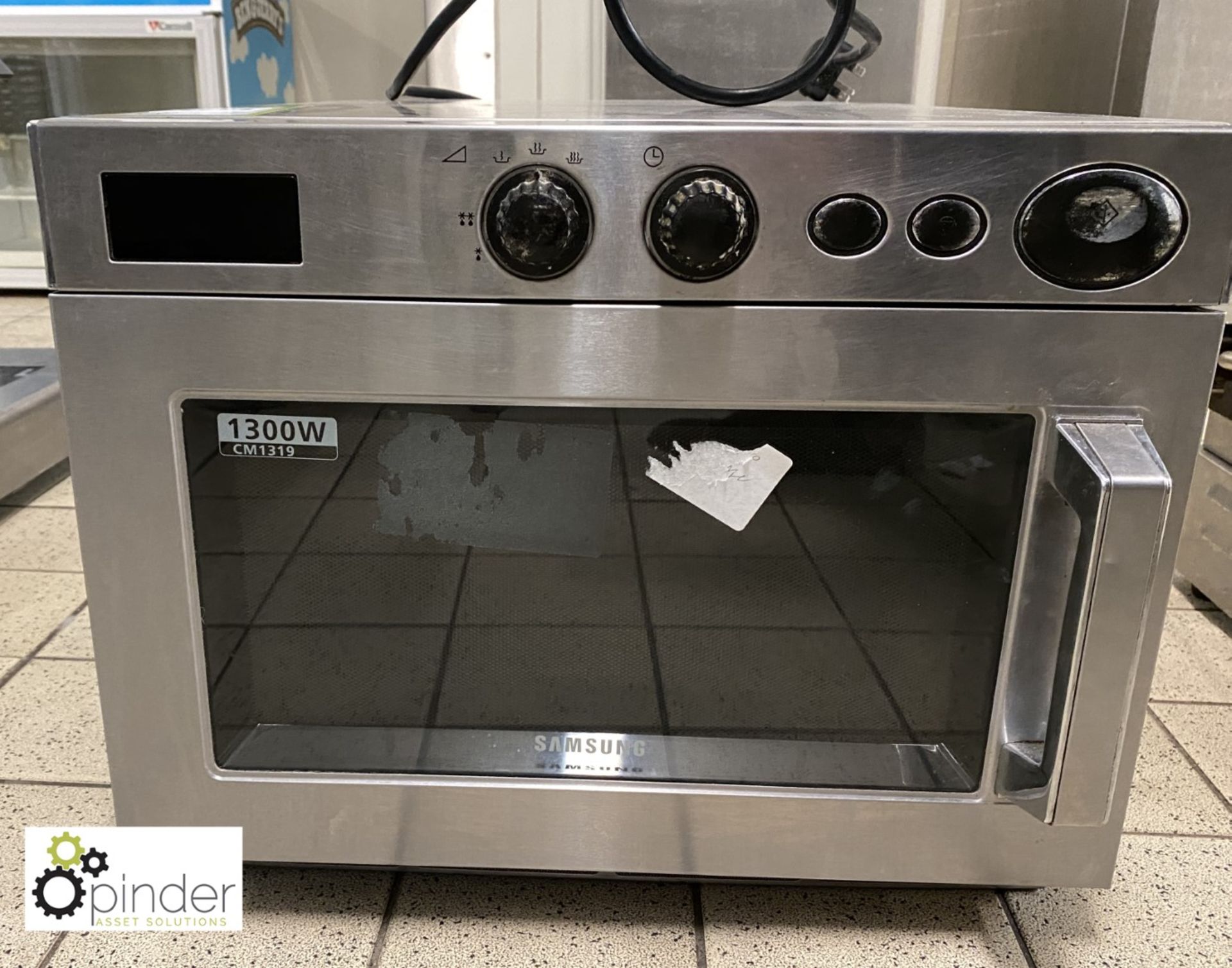 Samsung CM1319 Commercial Microwave Oven, 1300w, 240volts (located in Main Wash Room)