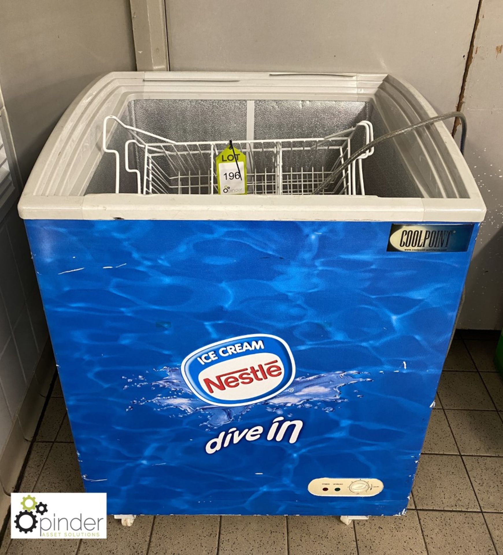 Coolpoint Ice Cream Display Freezer (located in Main Wash Room)