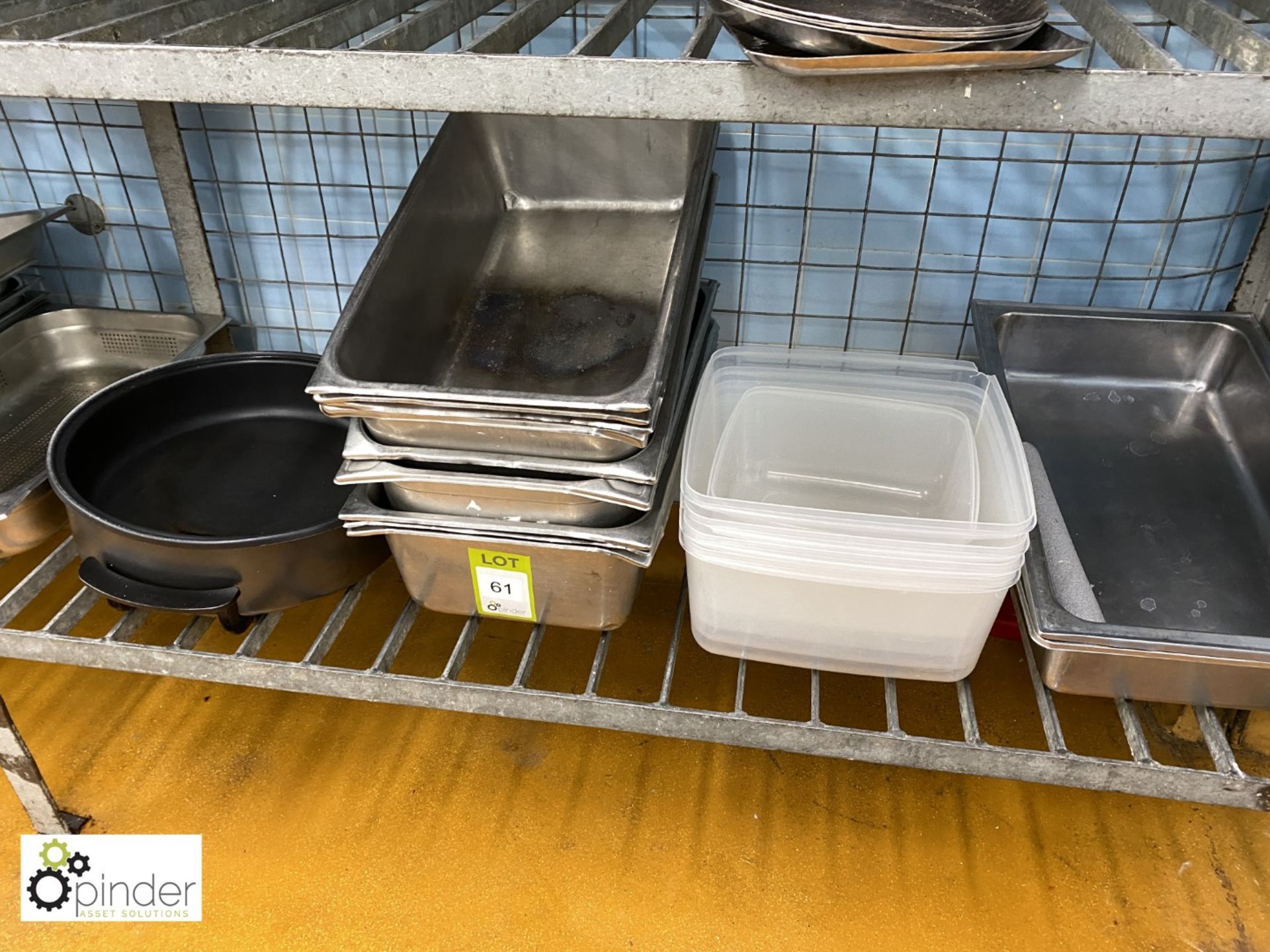 11 various Deep Trays, etc (located in Pot Wash Room) - Image 2 of 2