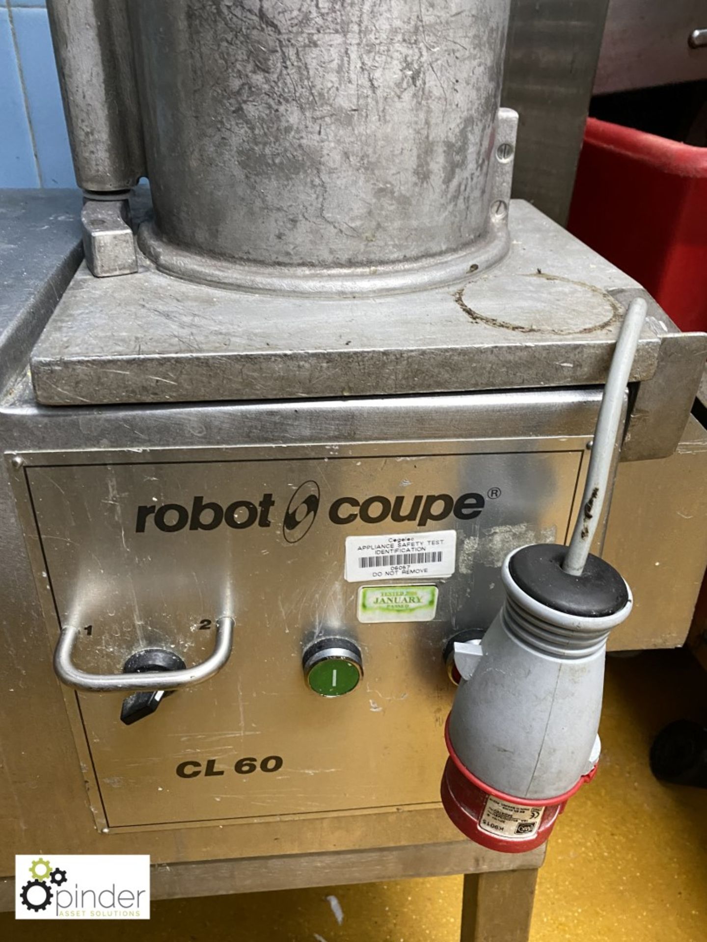 Robot Coupe CL60 Vegetable Prep Machine, 415volts (located in Pot Wash Room) - Image 2 of 4