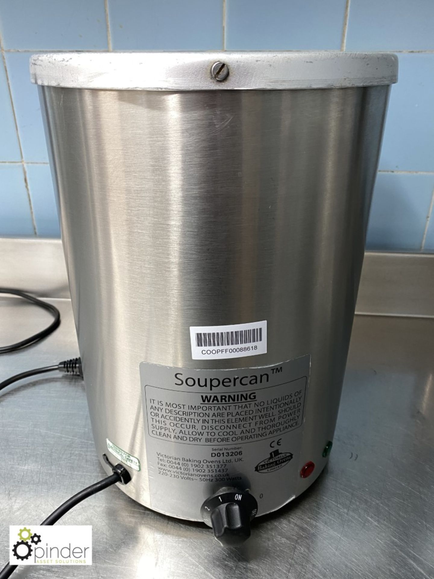 Soupercan Soup Kettle, 240 volts (located in Main Kitchen) - Image 2 of 2
