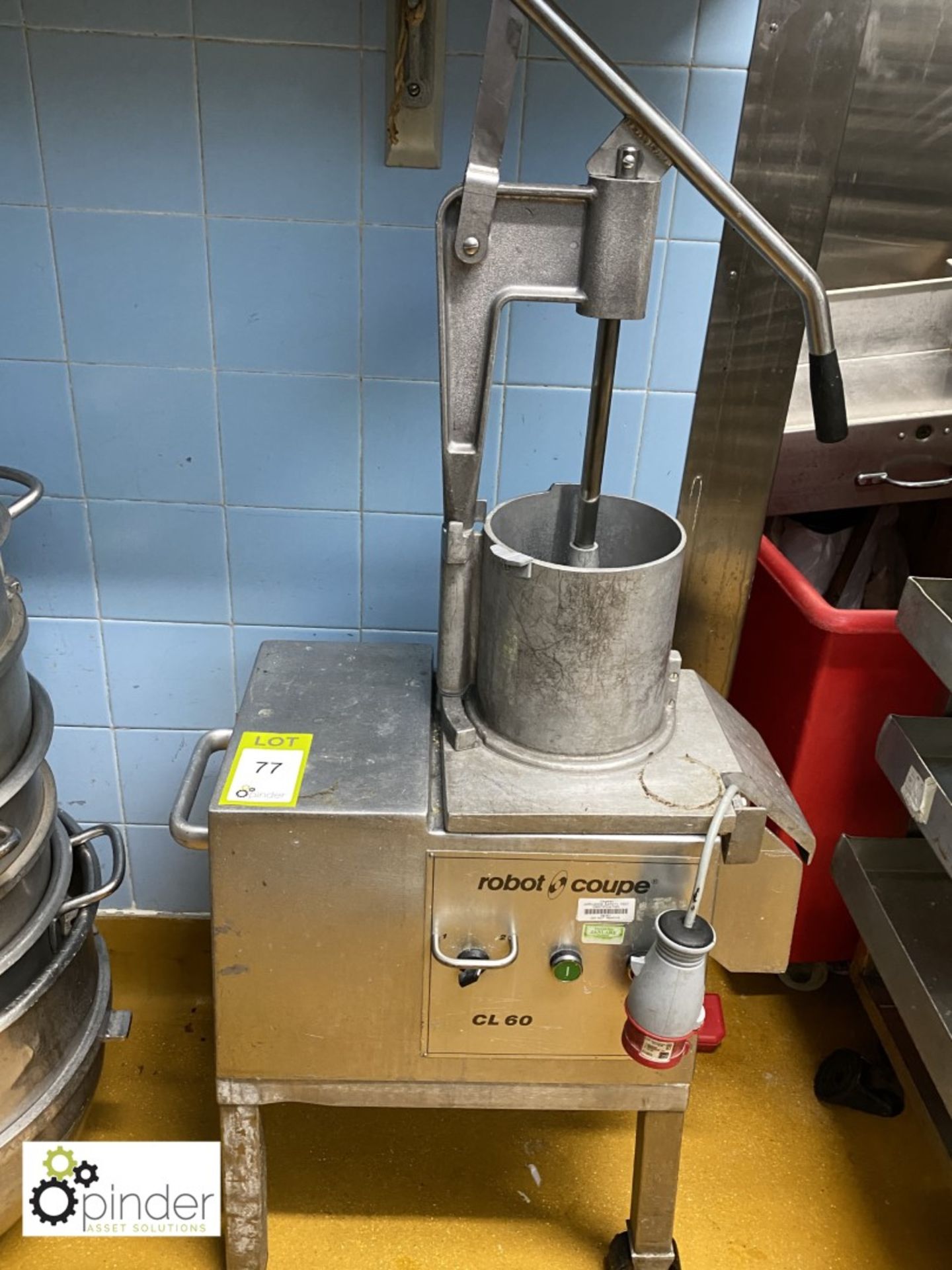 Robot Coupe CL60 Vegetable Prep Machine, 415volts (located in Pot Wash Room)