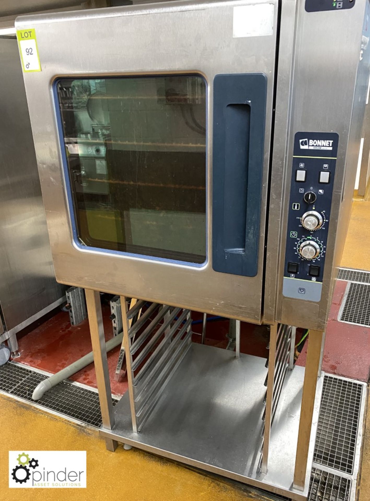 Cidelcem Bonnet type 501 A 21 Combination Oven, with tray stand (located in Main Kitchen)