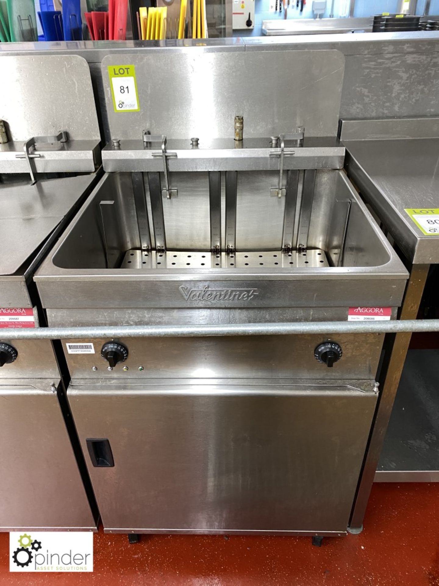 Valentine electric twin basket Deep Fat Fryer (located in Main Kitchen)