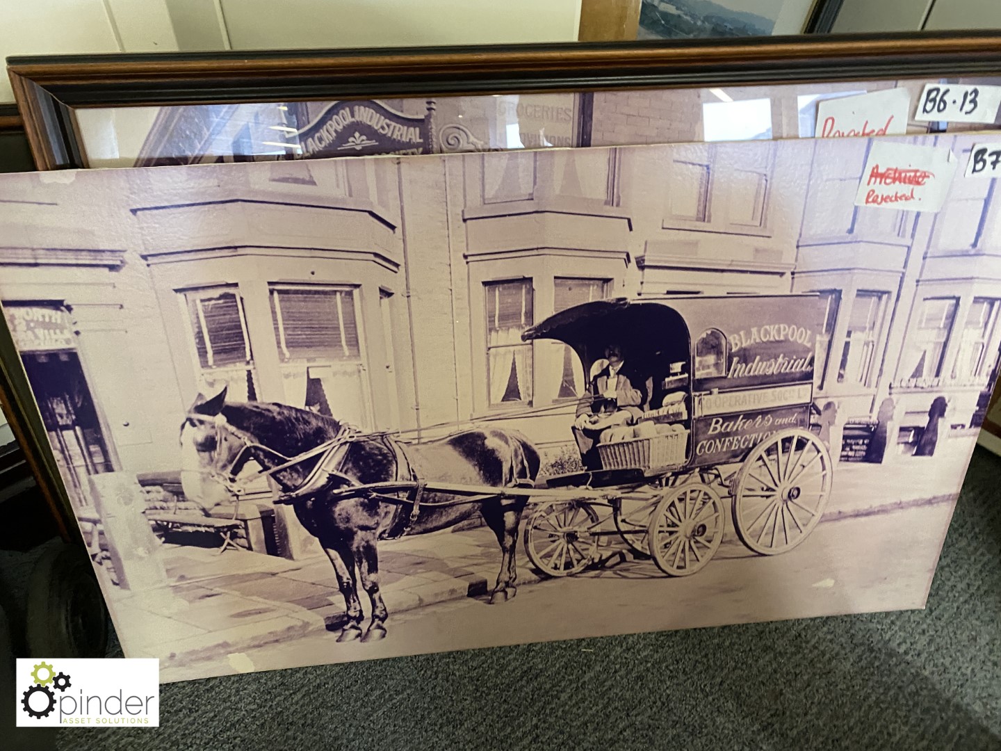 5 framed Photographs of various Co-Op Employees - Image 2 of 3