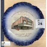 Blackpool Industrial Co-Operative Society Plate, 1885-1906, by CWS Longton