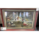 Framed and glazed Print “Holiday” by John Tunnard, 820mm x 560mm