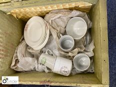 Quantity various Co-Operative Society Cups, Side Plates, etc by British Anchor including wooden