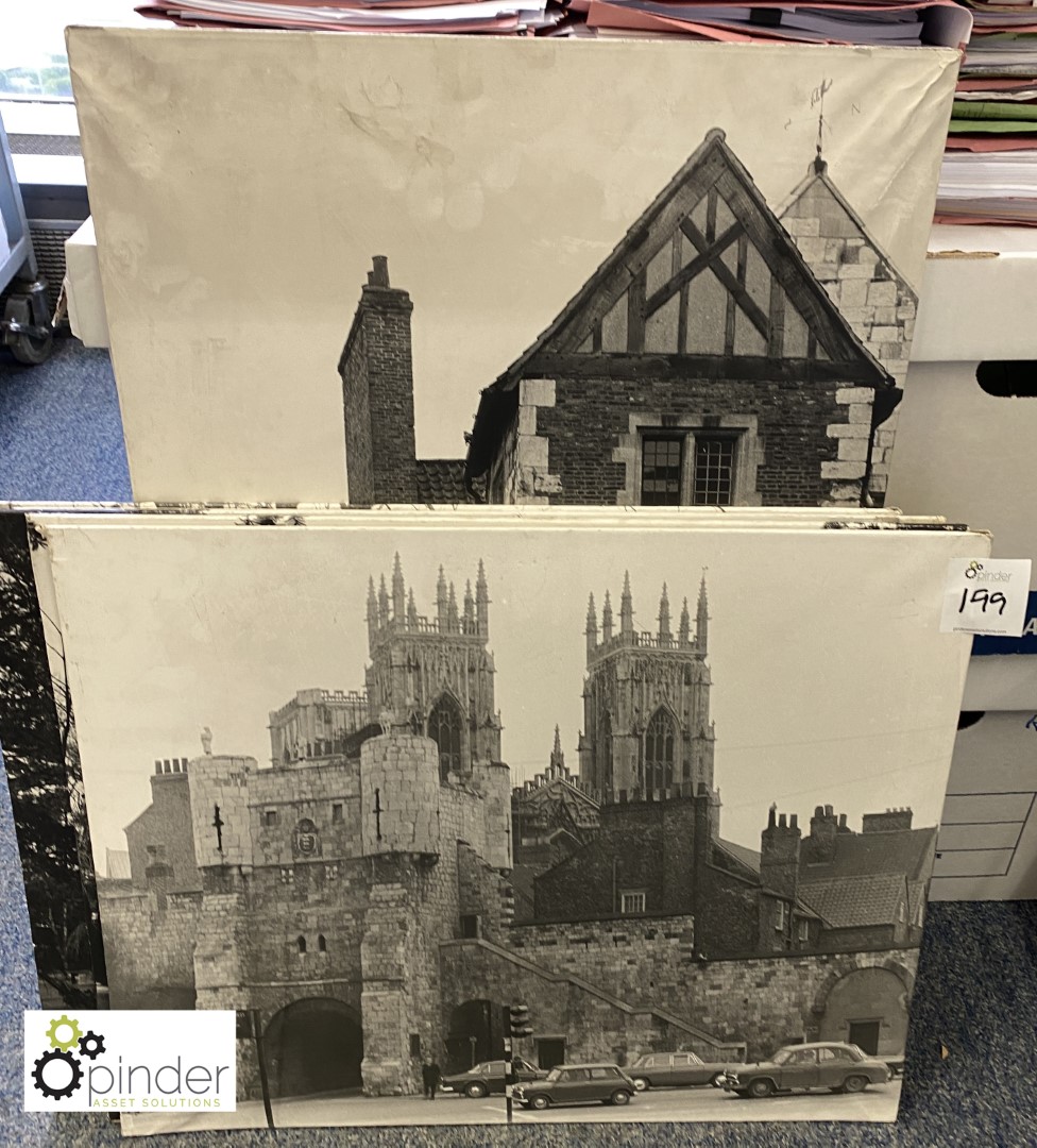 6 mounted Photographs various York Buildings