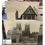 6 mounted Photographs various York Buildings