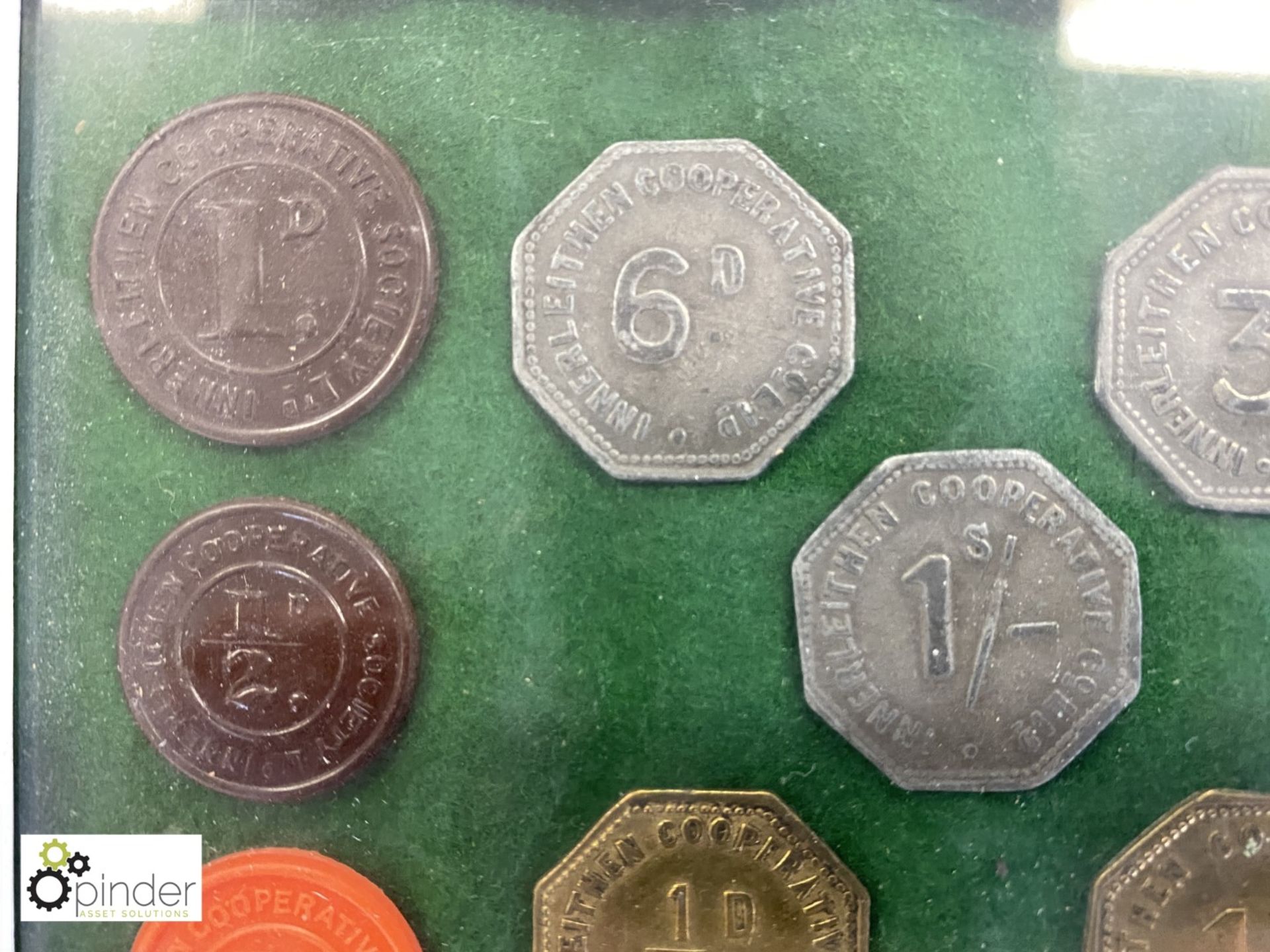 Framed and glazed Presentation of Co-Operative Society Coins - Image 3 of 4