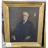 Oil on Canvas Portrait of John Shillito 1870-1915, by Walter Elmsley, 1300mm x 1570mm