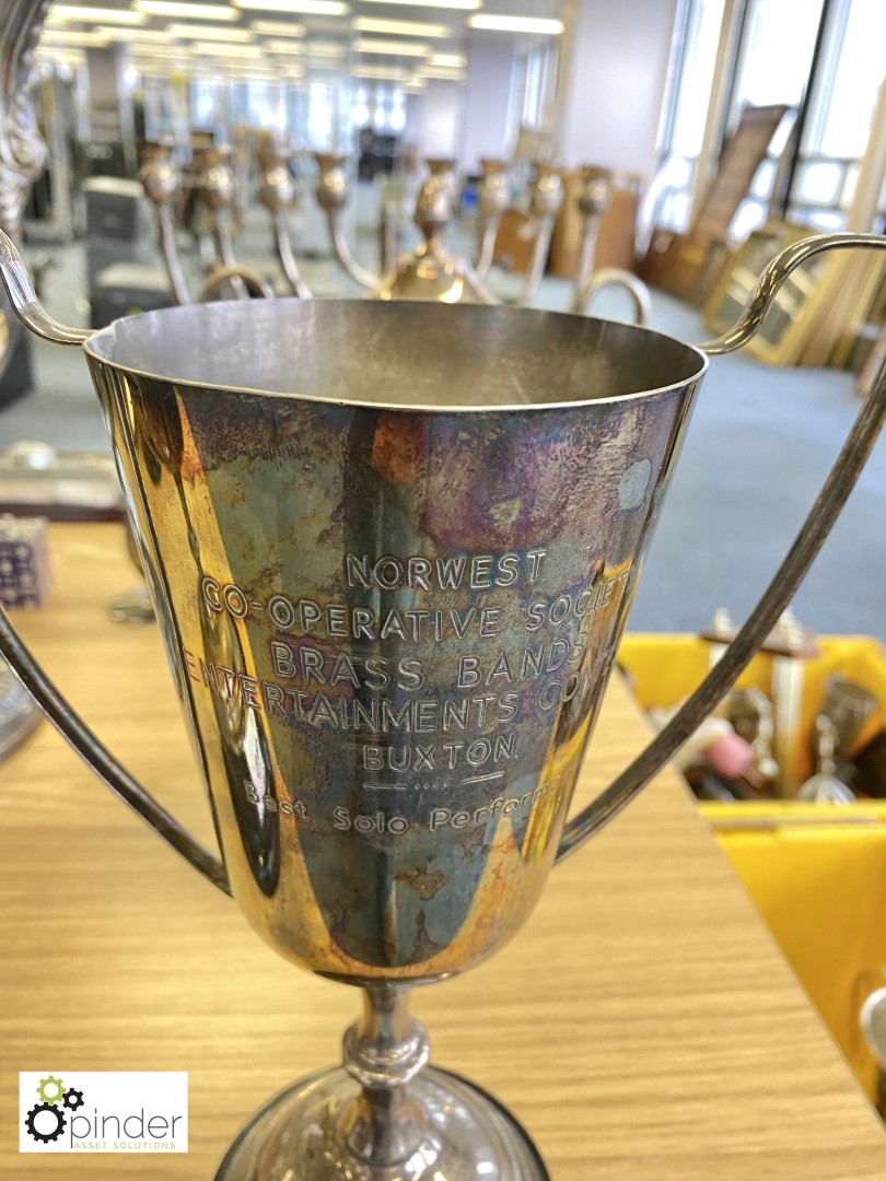 2 silver plate Trophies, Norwest Co-Op Society Brass Band Contest, Buxton - Image 3 of 3