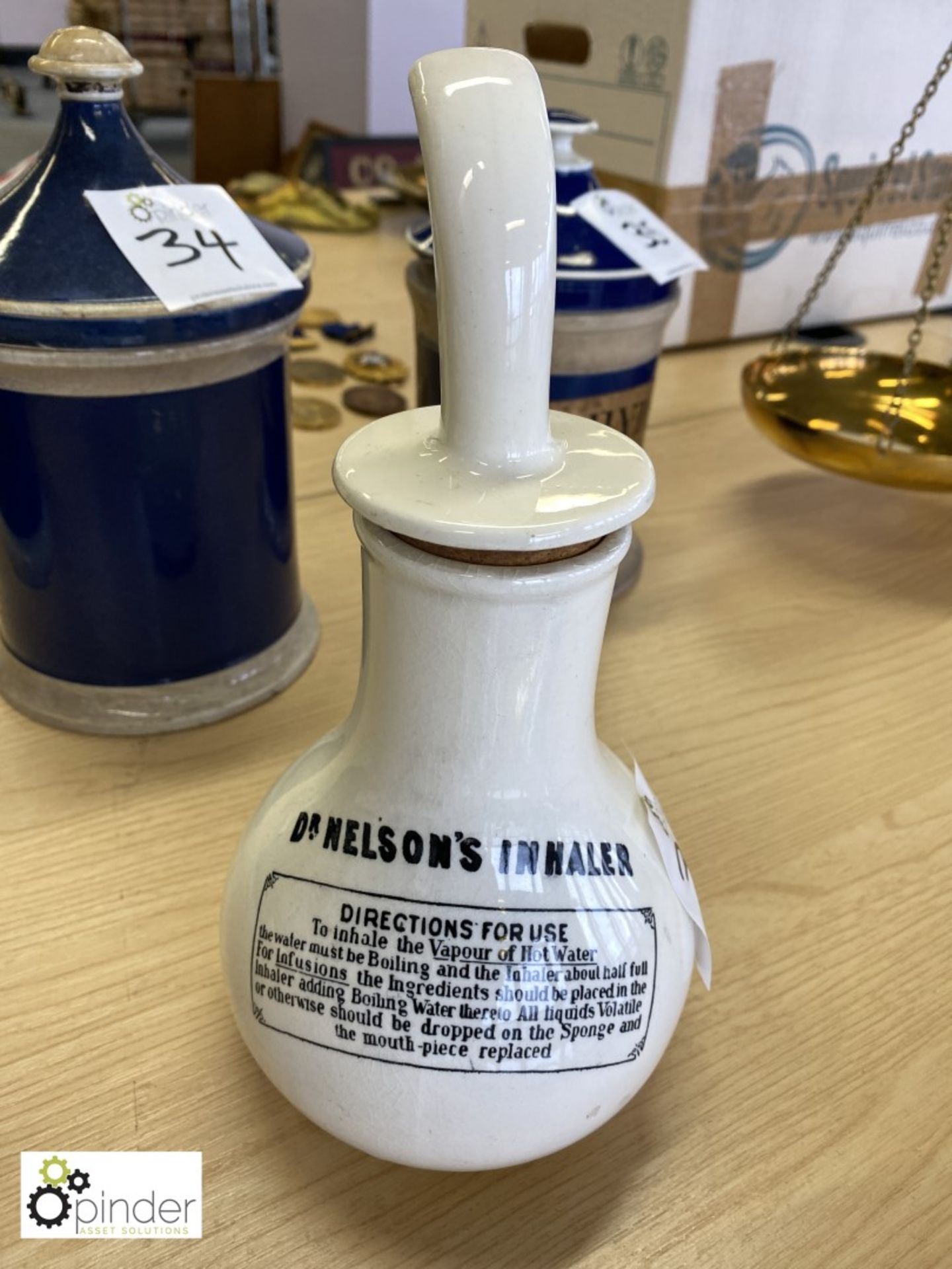Doctor Nelson’s Inhaler, (damage to spout) - Image 2 of 3