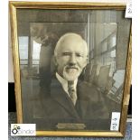 Framed and glazed Photograph, William Rose, taken 1927, 480mm x 570mm