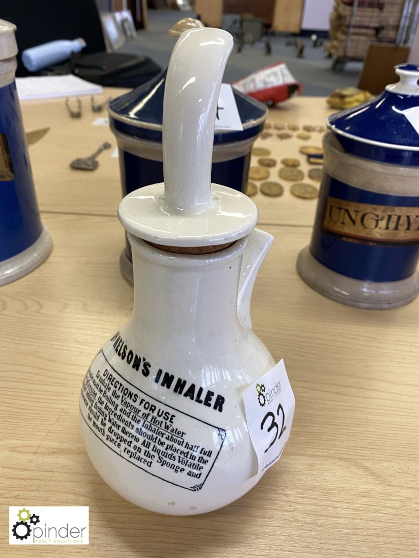 Doctor Nelson’s Inhaler, (damage to spout)