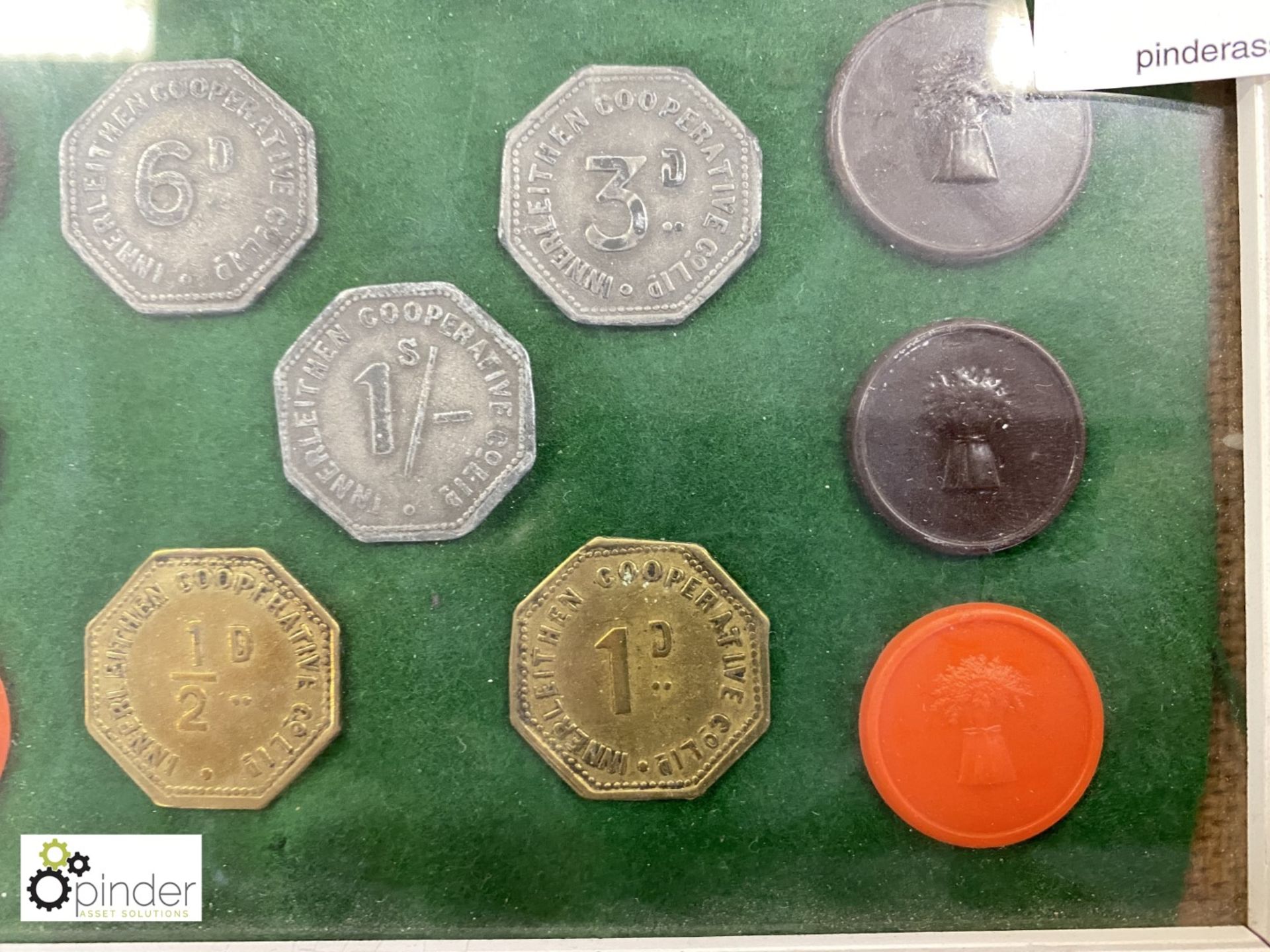 Framed and glazed Presentation of Co-Operative Society Coins - Image 4 of 4