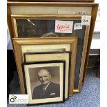 7 various framed and glazed Photographs Past Presidents
