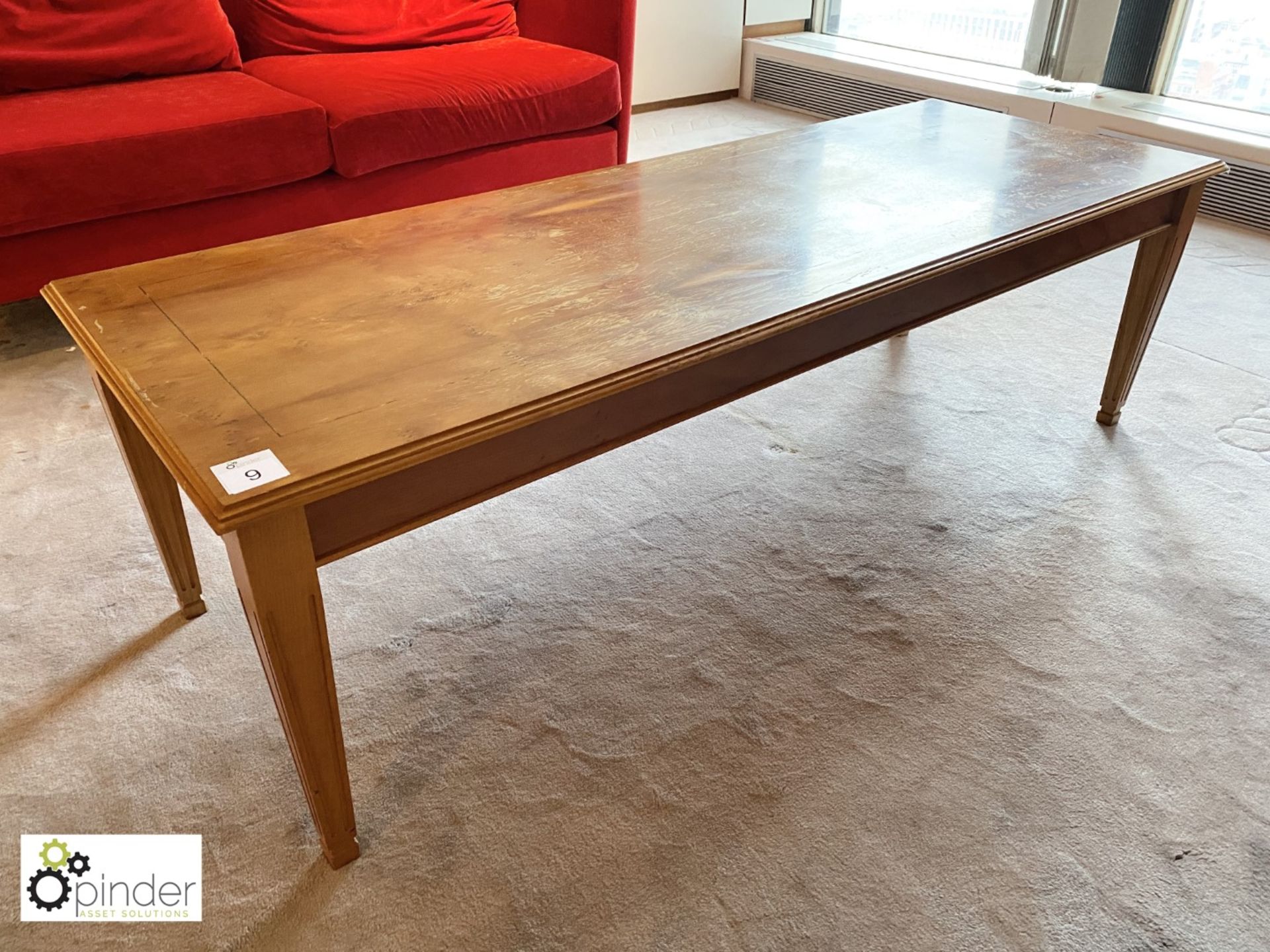 Walnut effect Coffee Table, 1680mm x 605mm (located in Reception on 23rd Floor)