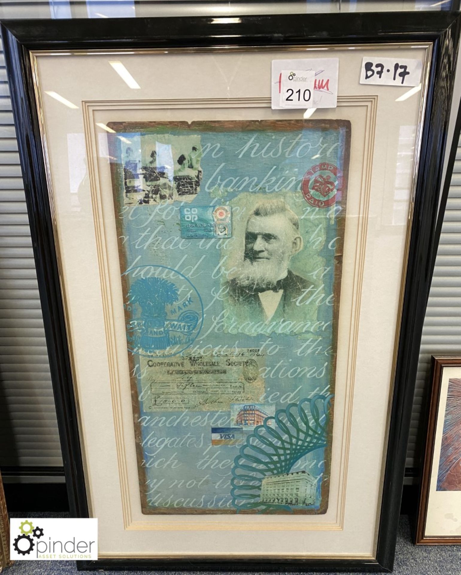 Framed and glazed Image on board “Co-Operative Wholesale Society Memorabilia” (located on 6th