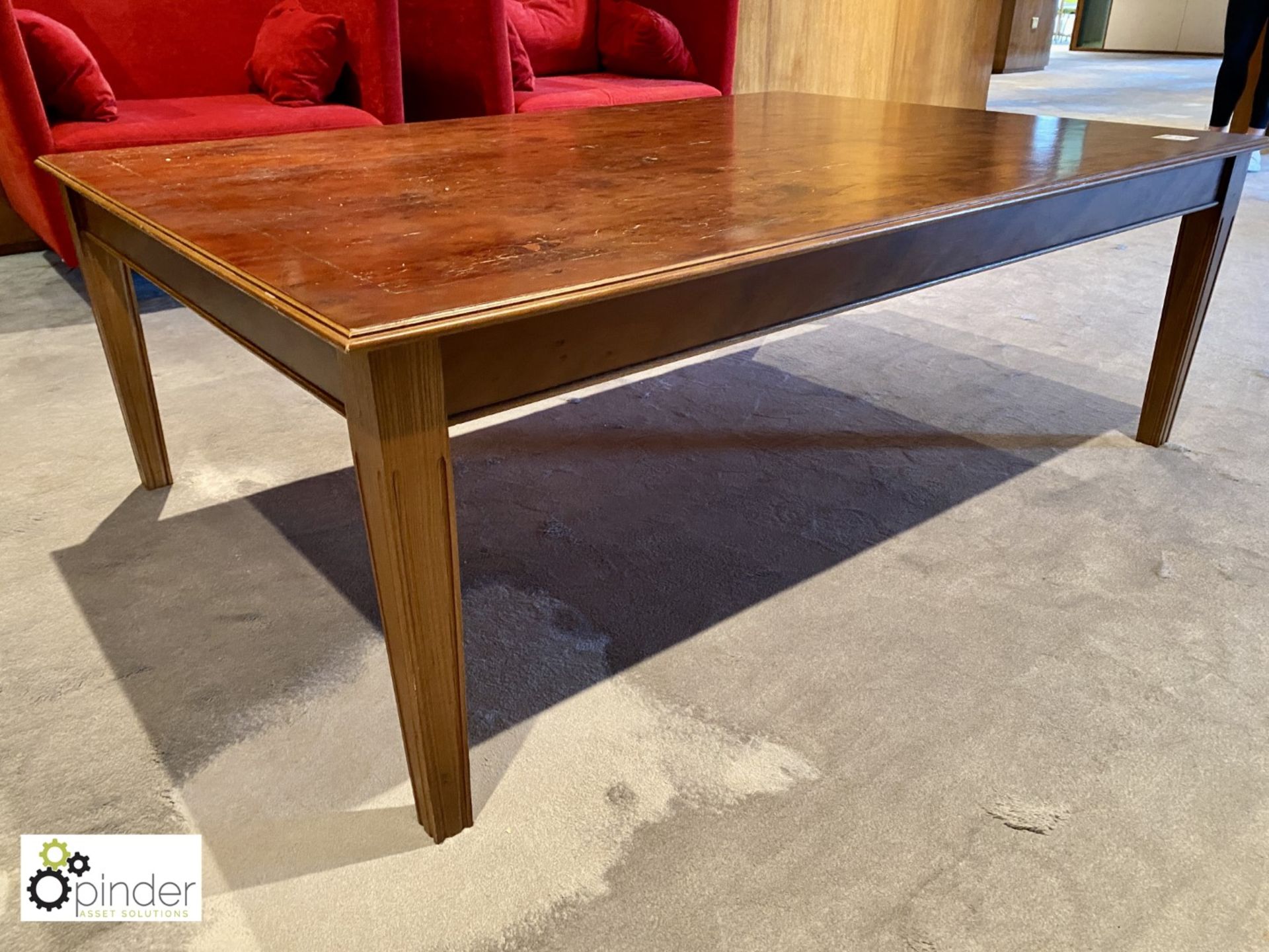 Walnut effect Coffee Table, 1570mm x 1070mm (located in Reception on 23rd Floor) - Image 3 of 3