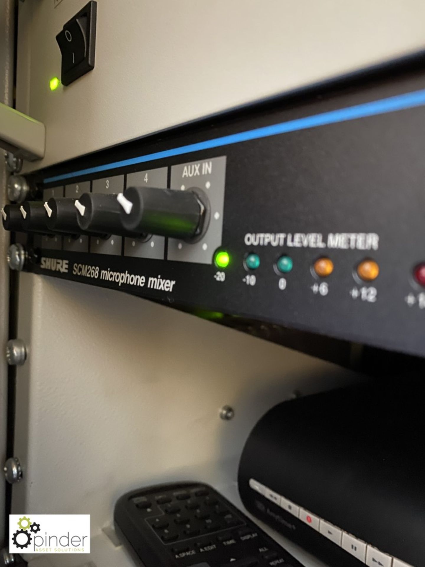 Shure SCM268 4-channel Microphone Mixer (located in Reception on 24th Floor) - Image 2 of 2