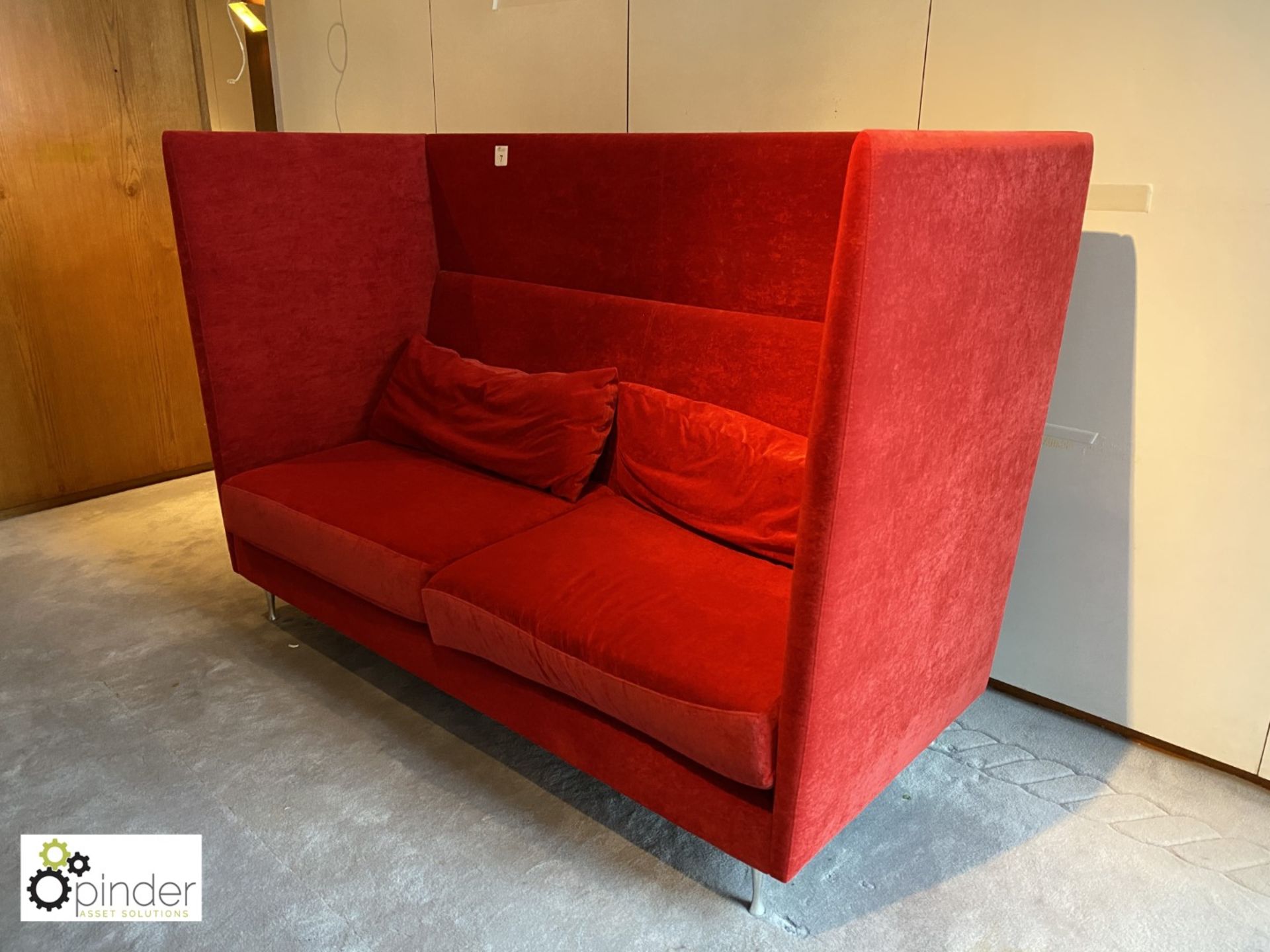 Davison Highley high back upholstered 2-seater Sofa (located in Reception on 23rd Floor) - Image 2 of 2