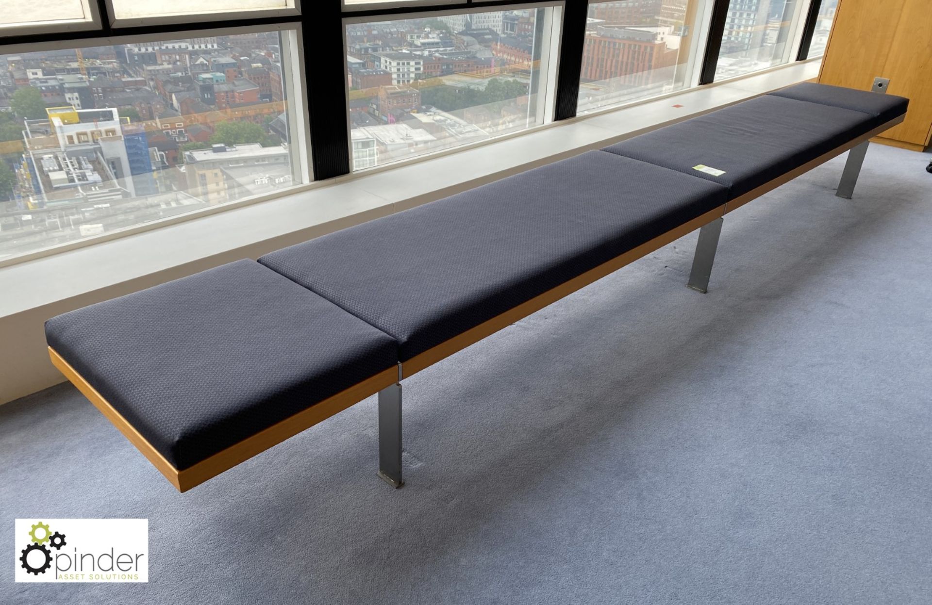 Upholstered Bench Unit, 4200mm x 600mm (located in Boardroom on 24th Floor)