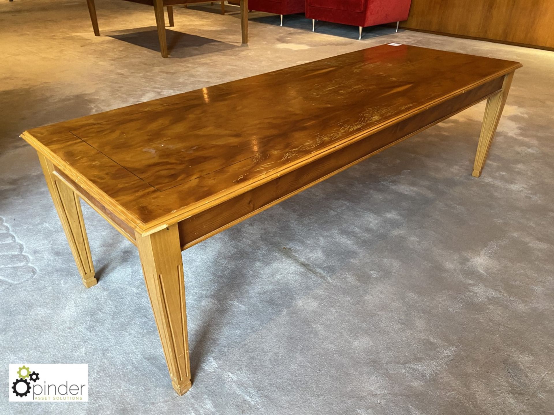 Walnut effect Coffee Table, 1680mm x 605mm (located in Reception on 23rd Floor) - Image 2 of 3