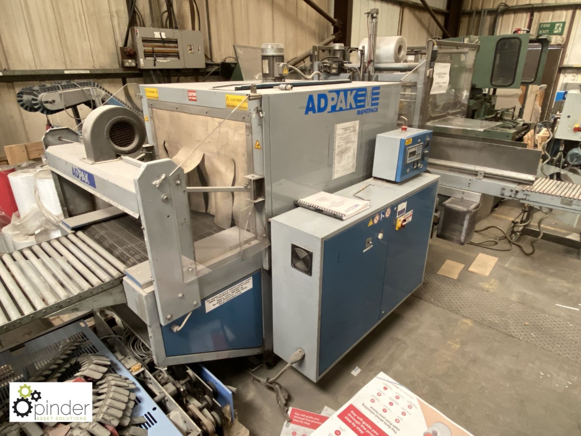 Adpak B700 T90 Compact Automatic Shrink Wrapper, film reel max diameter 300mm, film reel max - Image 3 of 11