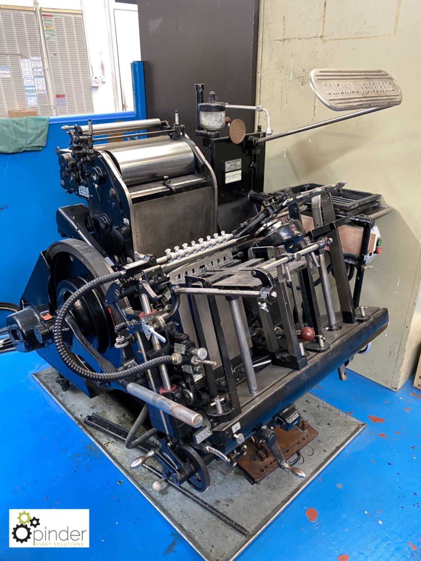 Heidelberg 10x15 Platen, 2 chases, serial number 121-979N (please note this lot is located in - Image 2 of 5