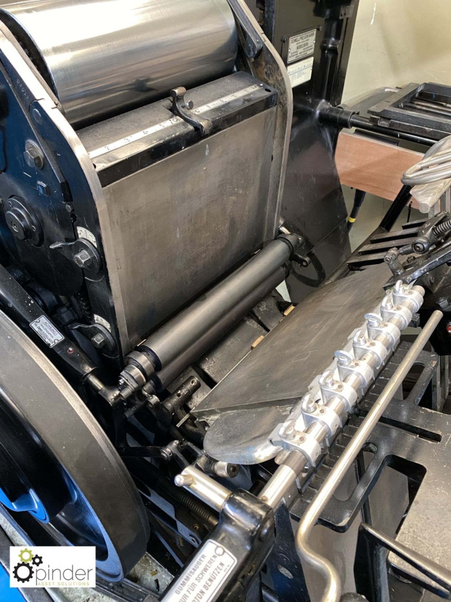 Heidelberg 10x15 Platen, 2 chases, serial number 121-979N (please note this lot is located in - Image 3 of 5