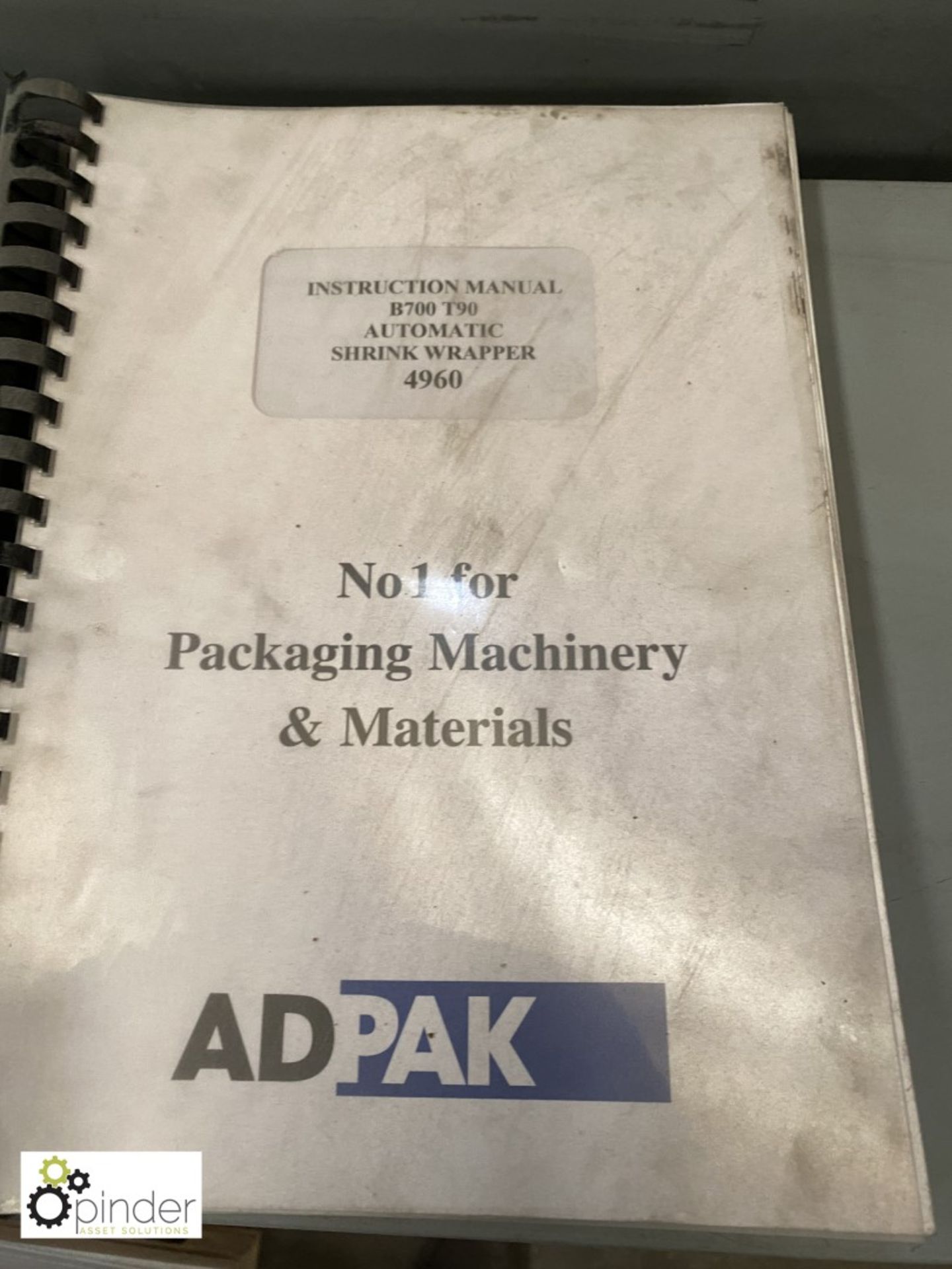 Adpak B700 T90 Compact Automatic Shrink Wrapper, film reel max diameter 300mm, film reel max - Image 10 of 11